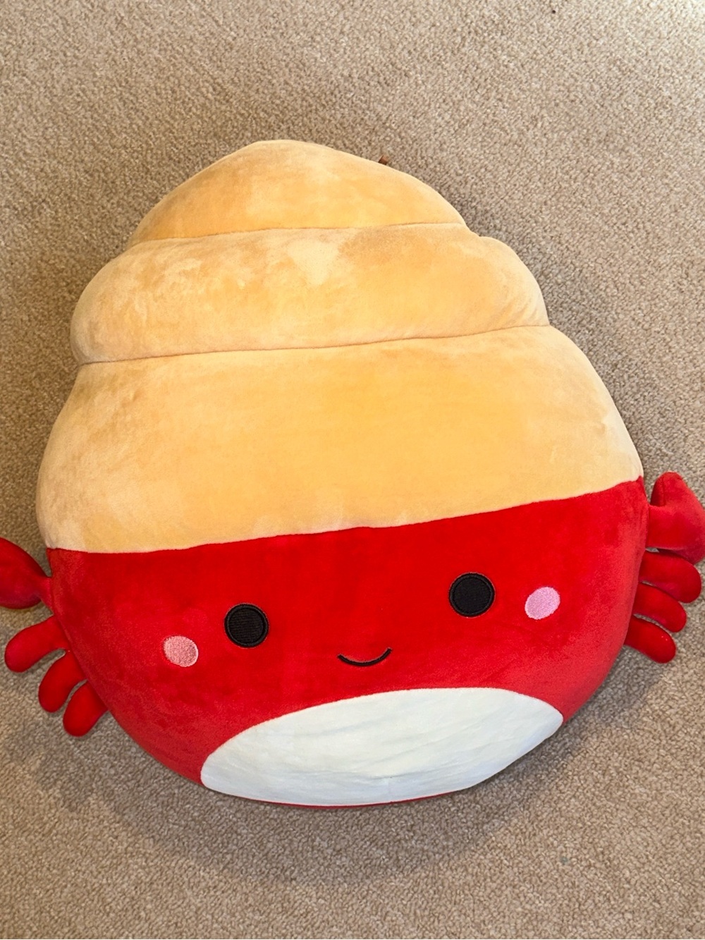 Indie the Hermit Crab Squishmallow - Jumbo - HTF Hard to Find collectible comfy